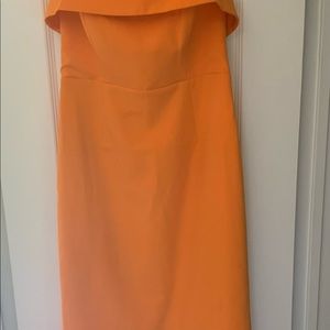 Bardot orange midi dress size 6
